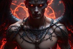 Hot & Sexy Male Succubus Demon,Deep within the ruins of Hell.