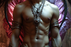 Hot & Sexy Male Succubus Demon,Deep within the ruins of Hell.