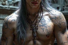 Hot & Sexy Male Succubus Demon,Deep within the ruins of Hell.