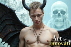 Hot & Sexy Male Succubus Demon,Deep within the ruins of Hell.