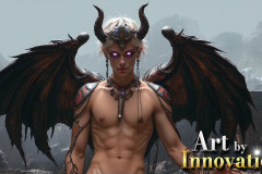 Hot & Sexy Male Succubus Demon,Deep within the ruins of Hell.