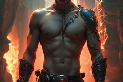 Hot & Sexy Male Succubus Demon,Deep within the ruins of Hell.