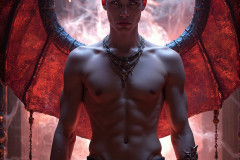 Hot & Sexy Male Succubus Demon,Deep within the ruins of Hell.