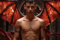 Hot & Sexy Male Succubus Demon,Deep within the ruins of Hell.