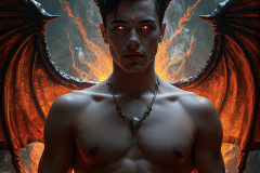 Hot & Sexy Male Succubus Demon,Deep within the ruins of Hell.