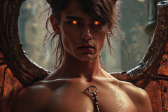 Hot & Sexy Male Succubus Demon,Deep within the ruins of Hell.