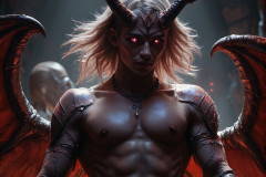 Hot & Sexy Male Succubus Demon,Deep within the ruins of Hell.