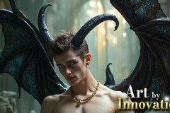 Hot & Sexy Male Succubus Demon,Deep within the ruins of Hell.