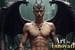 Hot & Sexy Male Succubus Demon,Deep within the ruins of Hell.