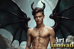 Hot & Sexy Male Succubus Demon,Deep within the ruins of Hell.