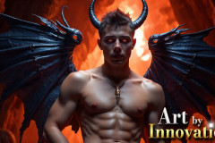 Hot & Sexy Male Succubus Demon,Deep within the ruins of Hell.
