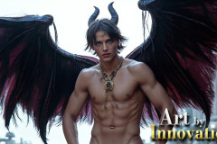 Hot & Sexy Male Succubus Demon,Deep within the ruins of Hell.