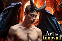 Hot & Sexy Male Succubus Demon,Deep within the ruins of Hell.