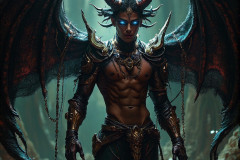 Hot & Sexy Male Succubus Demon,Deep within the ruins of Hell.