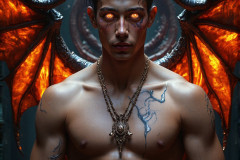 Hot & Sexy Male Succubus Demon,Deep within the ruins of Hell.