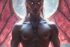 Hot & Sexy Male Succubus Demon,Deep within the ruins of Hell.