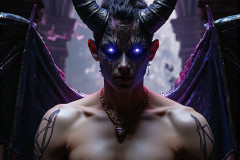 Hot & Sexy Male Succubus Demon,Deep within the ruins of Hell.