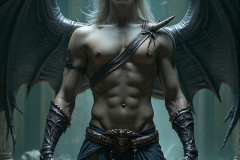 Hot & Sexy Male Succubus Demon,Deep within the ruins of Hell.