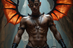 Hot & Sexy Male Succubus Demon,Deep within the ruins of Hell.