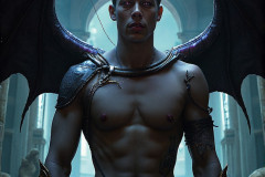 Hot & Sexy Male Succubus Demon,Deep within the ruins of Hell.