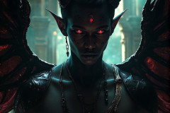 Hot & Sexy Male Succubus Demon,Deep within the ruins of Hell.