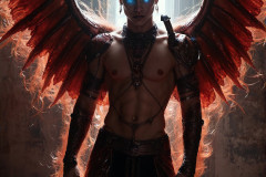 Hot & Sexy Male Succubus Demon,Deep within the ruins of Hell.