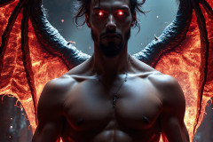 Hot & Sexy Male Succubus Demon,Deep within the ruins of Hell.