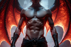 Hot & Sexy Male Succubus Demon,Deep within the ruins of Hell.