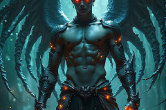 Hot & Sexy Male Succubus Demon,Deep within the ruins of Hell.