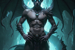 Hot & Sexy Male Succubus Demon,Deep within the ruins of Hell.
