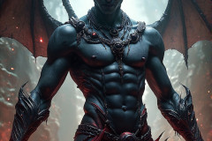 Hot & Sexy Male Succubus Demon,Deep within the ruins of Hell.