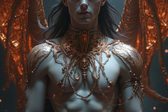 Hot & Sexy Male Succubus Demon,Deep within the ruins of Hell.