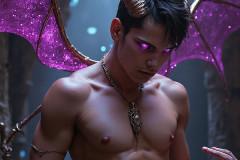 Hot & Sexy Male Succubus Demon,Deep within the ruins of Hell.