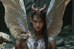 Hot & Sexy Male Succubus Demon,Deep within the ruins of Hell.