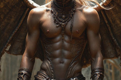 Hot & Sexy Male Succubus Demon,Deep within the ruins of Hell.