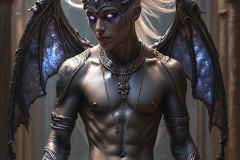 Hot & Sexy Male Succubus Demon,Deep within the ruins of Hell.