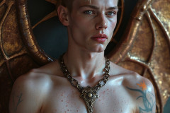 Hot & Sexy Male Succubus Demon,Deep within the ruins of Hell.