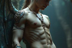 Hot & Sexy Male Succubus Demon,Deep within the ruins of Hell.