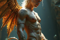 Hot & Sexy Male Succubus Demon,Deep within the ruins of Hell.