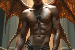 Hot & Sexy Male Succubus Demon,Deep within the ruins of Hell.
