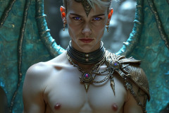 Hot & Sexy Male Succubus Demon,Deep within the ruins of Hell.