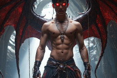 Hot & Sexy Male Succubus Demon,Deep within the ruins of Hell.