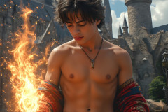 Shirtless Boys of Hogwarts,House Gryffindor,School of Witchcraft and Wizardry,Harry Potter