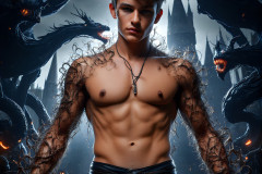 Shirtless Boys of Hogwarts,House Slytherin,School of Witchcraft and Wizardry,Harry Potter