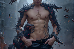 Shirtless Boys of Hogwarts,House Slytherin,School of Witchcraft and Wizardry,Harry Potter