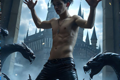 Shirtless Boys of Hogwarts,House Slytherin,School of Witchcraft and Wizardry,Harry Potter