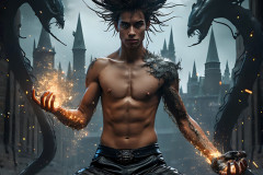 Shirtless Boys of Hogwarts,House Slytherin,School of Witchcraft and Wizardry,Harry Potter