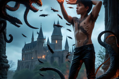 Shirtless Boys of Hogwarts,House Slytherin,School of Witchcraft and Wizardry,Harry Potter