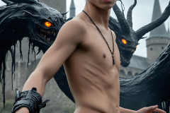 Shirtless Boys of Hogwarts,House Slytherin,School of Witchcraft and Wizardry,Harry Potter