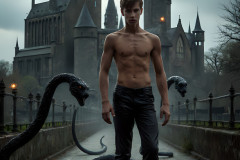 Shirtless Boys of Hogwarts,House Slytherin,School of Witchcraft and Wizardry,Harry Potter